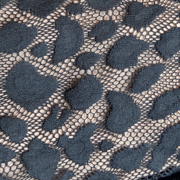 BCBG Max Azria Renee Black Leopard Print Mesh Mini Dress Size Medium Cocktail - Picture 8 of 12